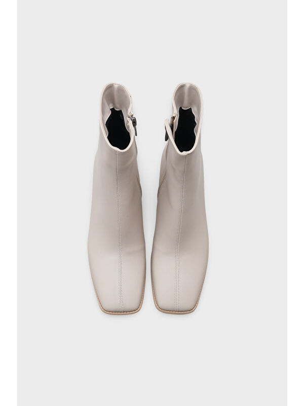 Celine Kadın Bej Topuklu Bot - Görsel 7