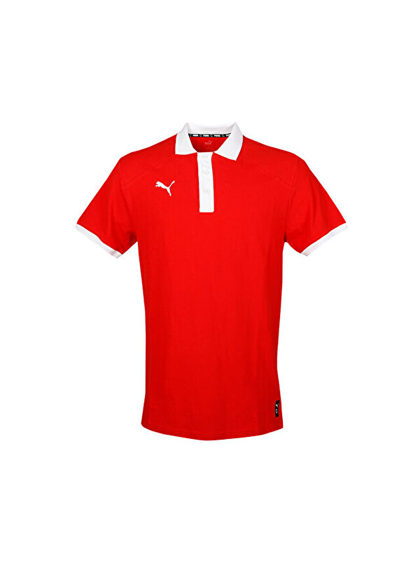 Puma Turkey Polo Türkiye Basketbol Polo Yaka Antrenman Tişörtü 60660404 Kırmızı