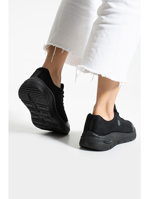 Siyah Kadın Spor Ayakkabı - Görsel 4