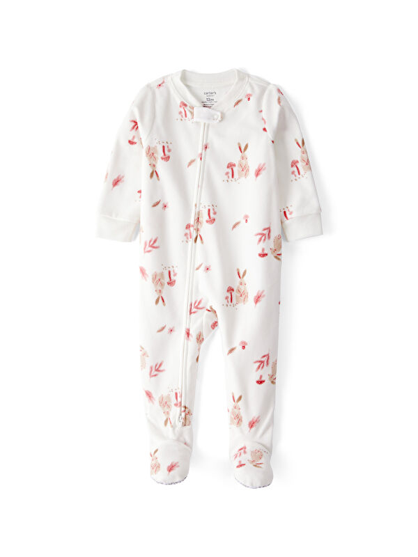 Carter's Kız Bebek Ekru Polar Tulum
