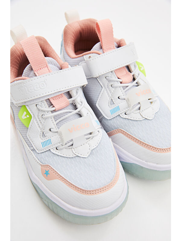 Aidos Hafif Kız Çocuk Pudra Spor Ayakkabı - Görsel 4