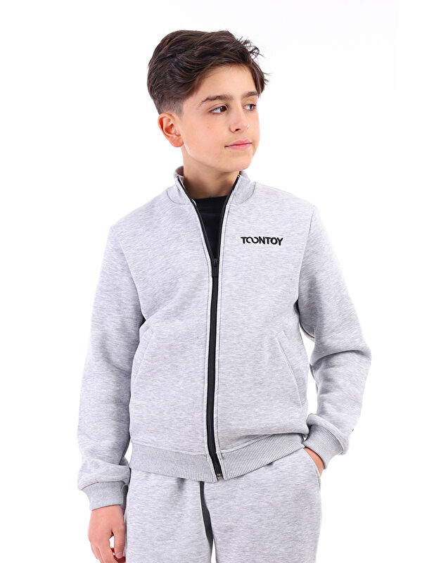 Toontoykids Erkek Çocuk Nakışlı Hırka