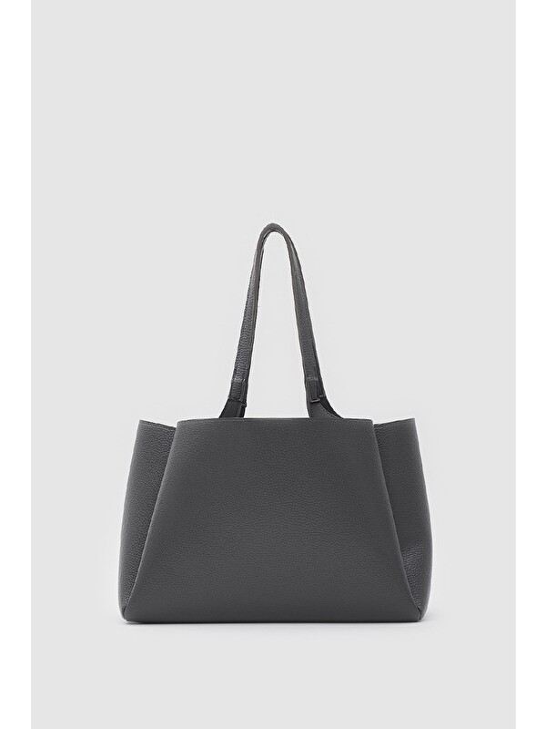 Shulebags Maksi Tote Çanta Gri