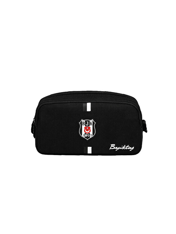 Beşiktaş Emprime Baskı Detaylı Kanvas Kalem Çantası 26382