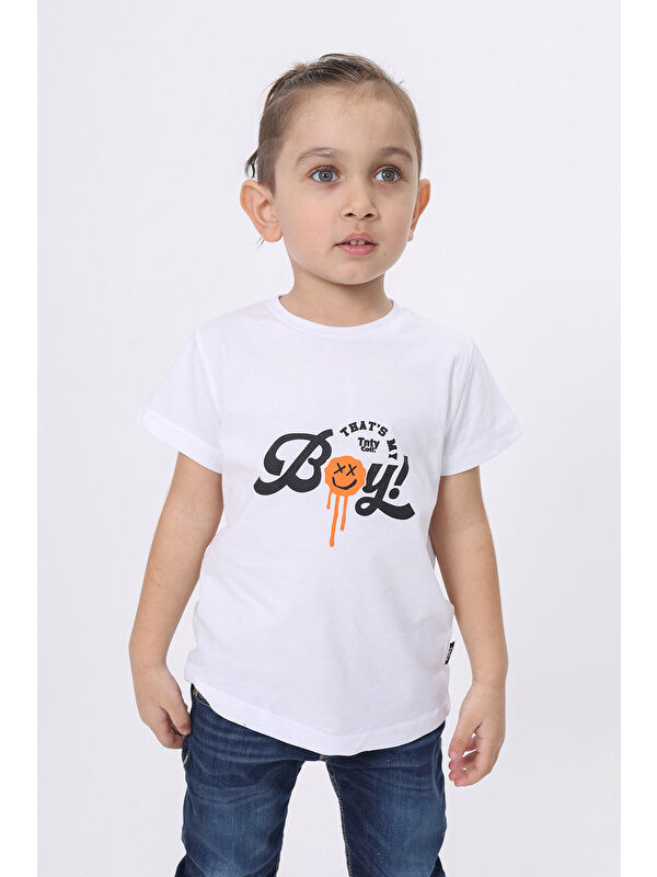 Toontoykids Erkek Çocuk Baskılı Tişört