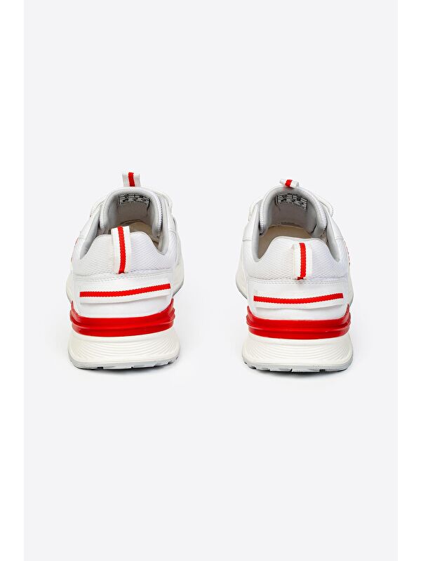 Yuvarlak Burunlu Bağcıklı Baskılı Erkek Spor Ayakkabı - Görsel 4