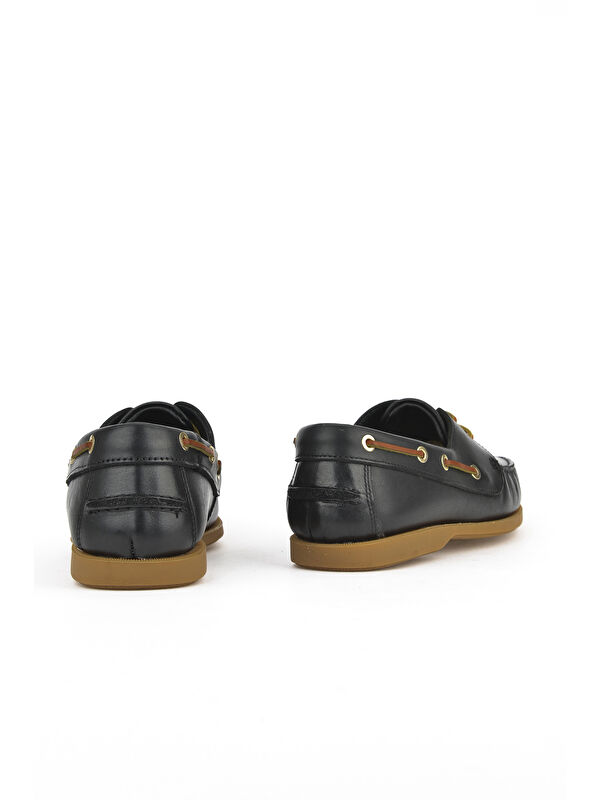 Erkek Hakiki Deri Ayakkabı 1511007ZD1001 Siyah - Görsel 4