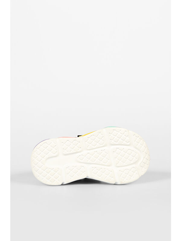 Lemna Işıklı Kız Bebek Siyah Spor Ayakkabı - Görsel 6