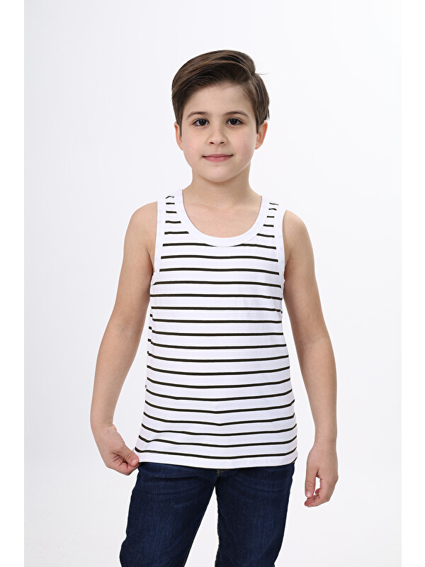 Toontoykids Erkek Çocuk Çizgili Atlet