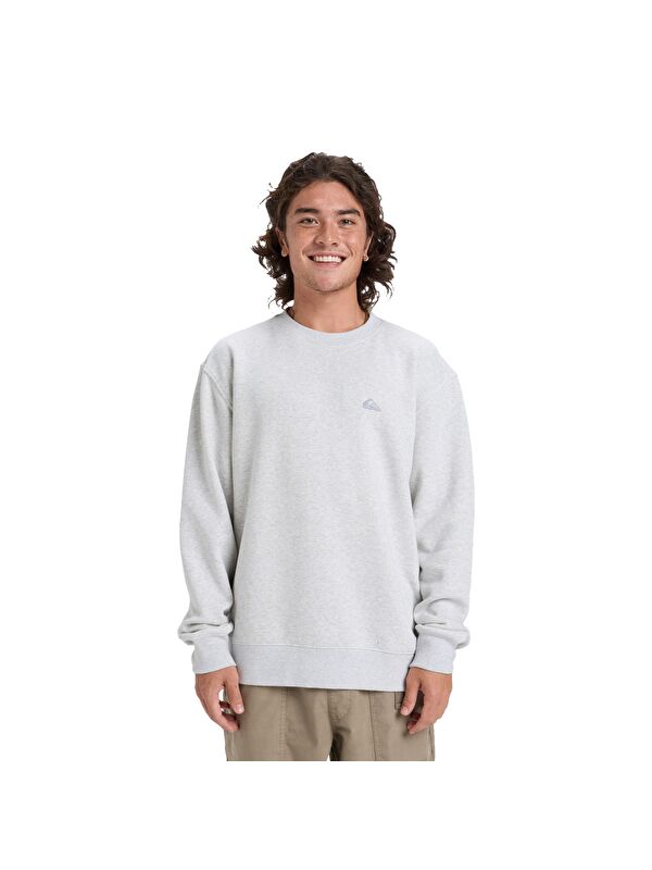 Quiksilver Salt Water Crew Erkek Gri Sweatshirt