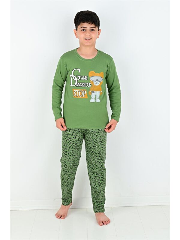Vitmo Uzun Kollu Erkek Çocuk Game Dangerous Model Pijama Takımı