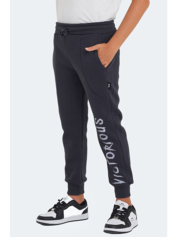 SLAZENGER LANEY Unisex Çocuk Eşofman Altı Koyu Gri