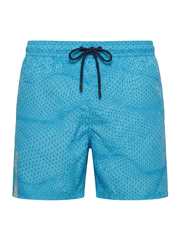 Slam Swimsuit Erkek Mavi Volley Short