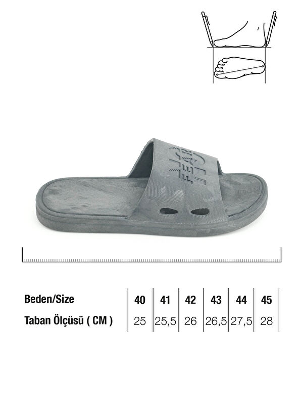 Yazlık Erkek No Fear Airblow Islak Zemine Uygun Günlük Ev Bahçe Havuz Terlik - Görsel 3