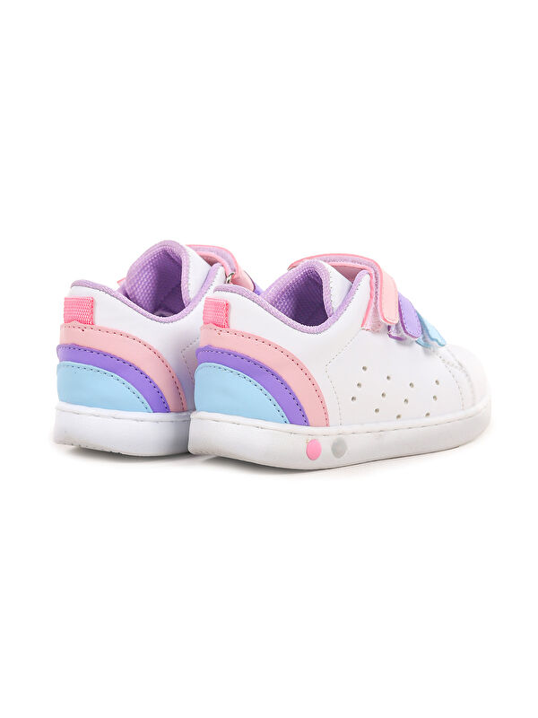 Lunce Cırtlı Işıklı Kız Bebek Spor Ayakkabı - Görsel 5