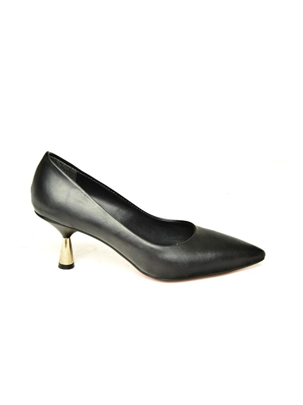 Fox Shoes U6760340 Siyah Kadın Topuklu Ayakkabı