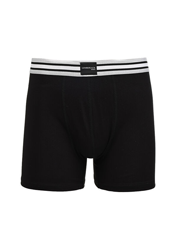 Lumberjack MB BXR04 ETIKETLI 3LU 5PR Siyah Erkek Boxer