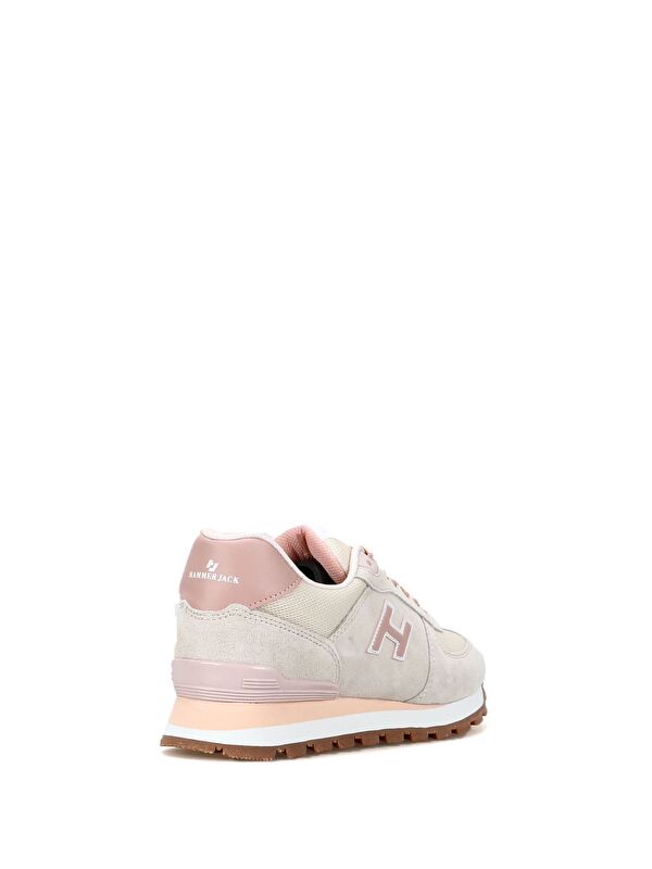 Peru Hakiki Deri Pudra Kadın Spor Ayakkabı - Görsel 4