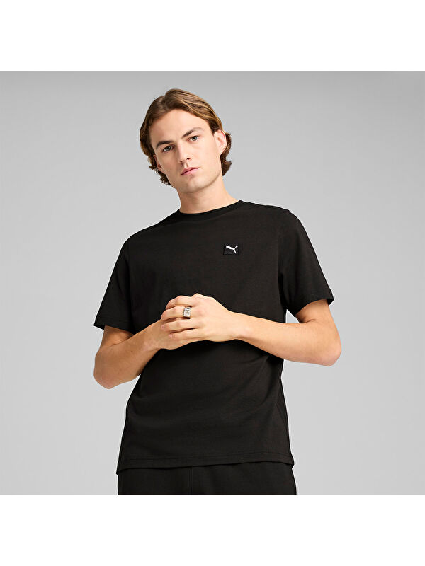Puma Essentials Elevated Erkek Siyah Tişört