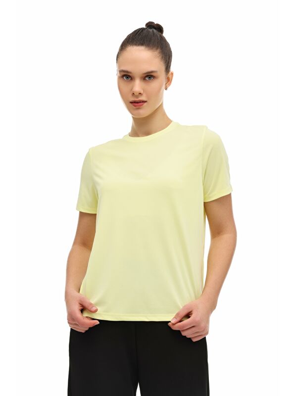 Kinetix WB 11BELEN 6FX Sarı Kadın Kısa Kol T-Shirt