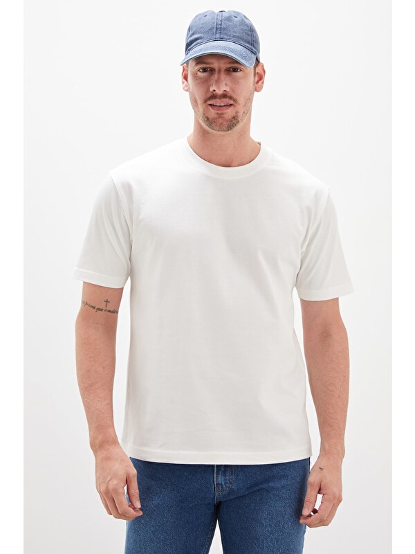 Fullamoda Basic Bisiklet Yaka Regular Tişört