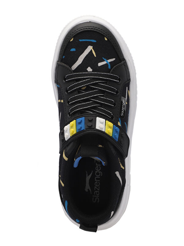 NUMANCIA Erkek Çocuk Sneaker Ayakkabı Siyah / Mavi - Görsel 6