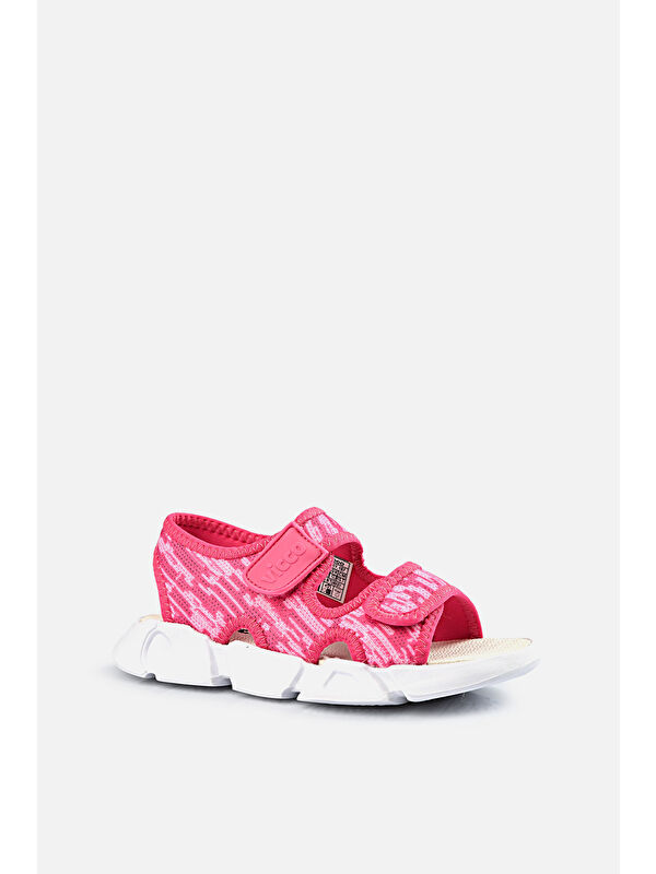 Kuki Hafif Kız Çocuk Fuşya Sandalet - Görsel 3