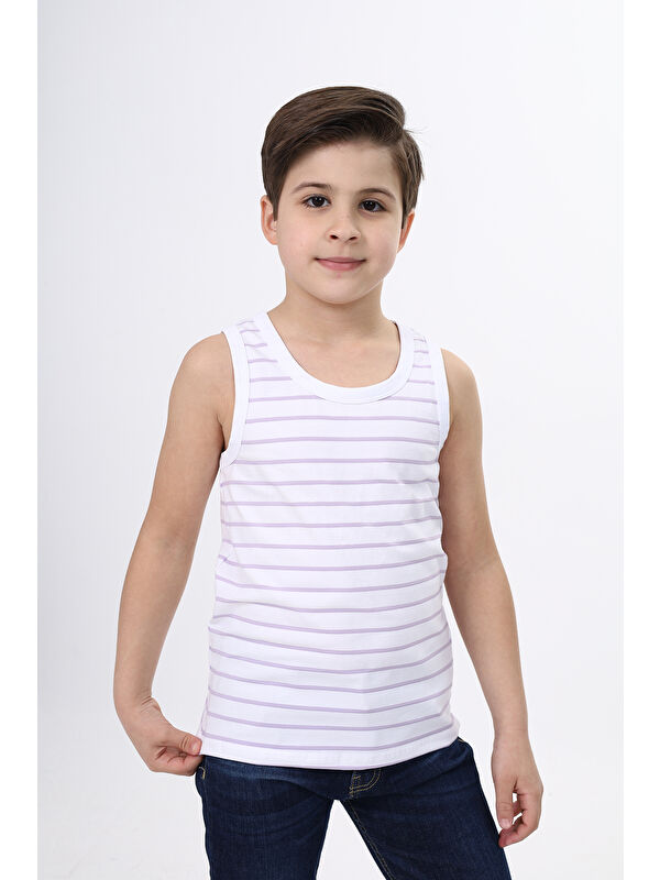 Toontoykids Erkek Çocuk Çizgili Atlet