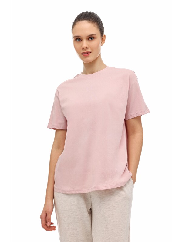 Kinetix WB 11BANKO SN226 6FX Pembe Kadın Kısa Kol T-Shirt
