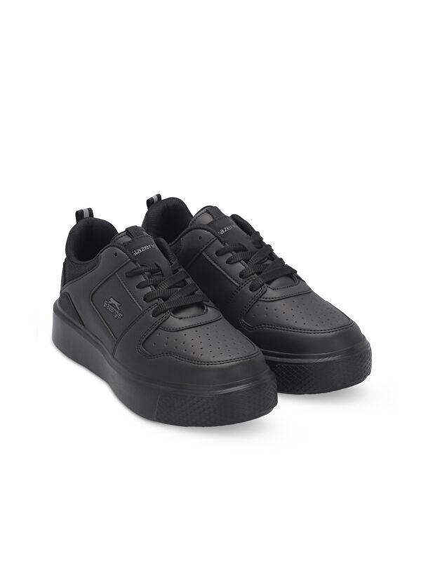 LONDON I Kadın Sneaker Ayakkabı Siyah / Siyah - Görsel 3