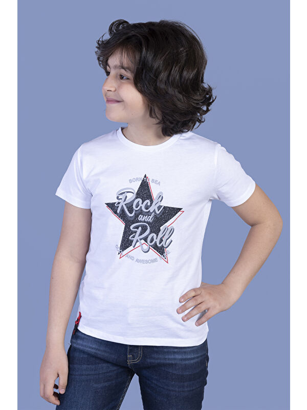 Toontoykids Erkek Çocuk Yıldız Baskılı Tişört