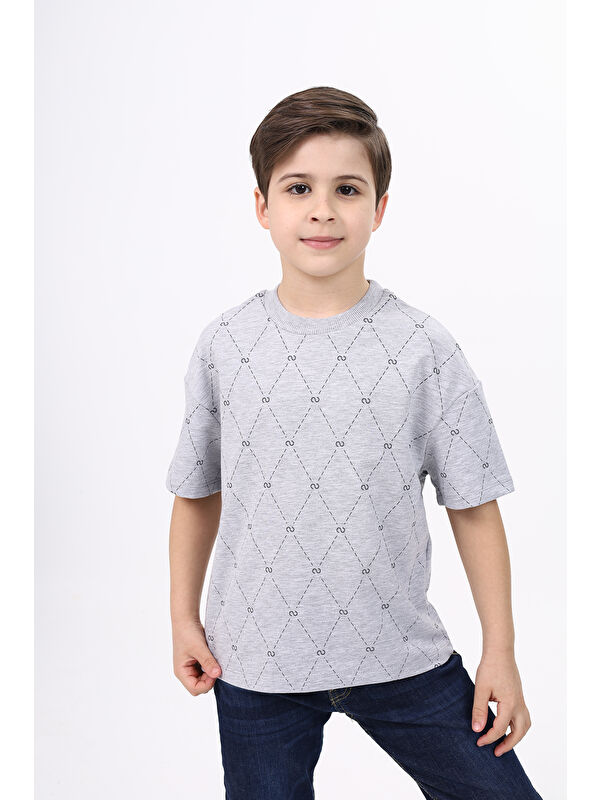 Toontoykids Unisex Çocuk Baskılı Tişört