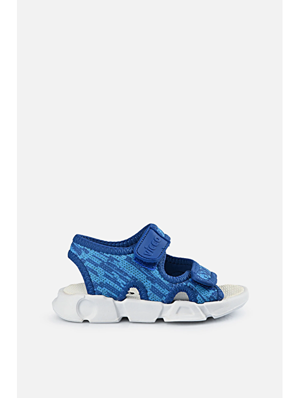 Kuki Hafif Erkek Çocuk Saks Mavi Sandalet - Görsel 2