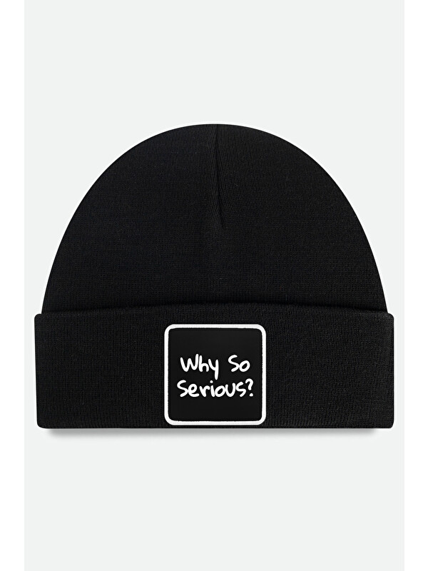 BlackBörk Why So Serious Logolu Siyah XL Bere