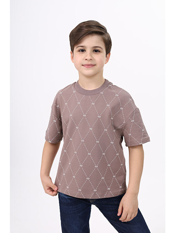Toontoykids Unisex Çocuk Baskılı Tişört