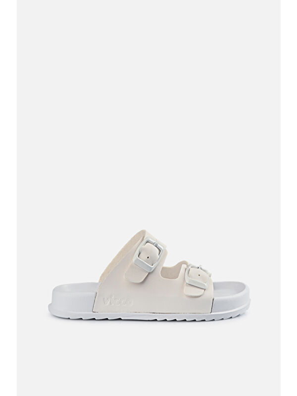 Gibli Basic Kız Bebek Beyaz Terlik - Görsel 2