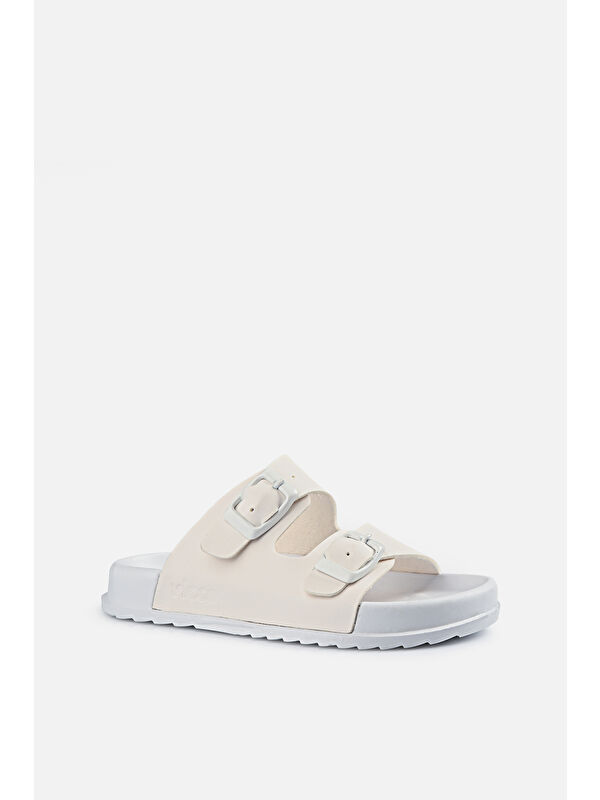 Gibli Basic Kız Bebek Beyaz Terlik - Görsel 3