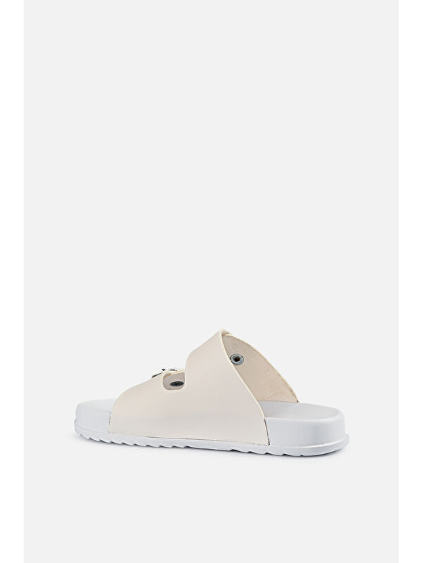 Gibli Basic Kız Bebek Beyaz Terlik - Görsel 4