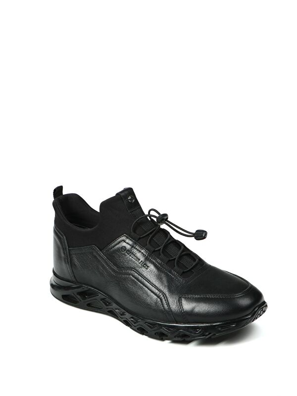 Hakiki Deri Siyah Erkek Ayakkabı - Görsel 2