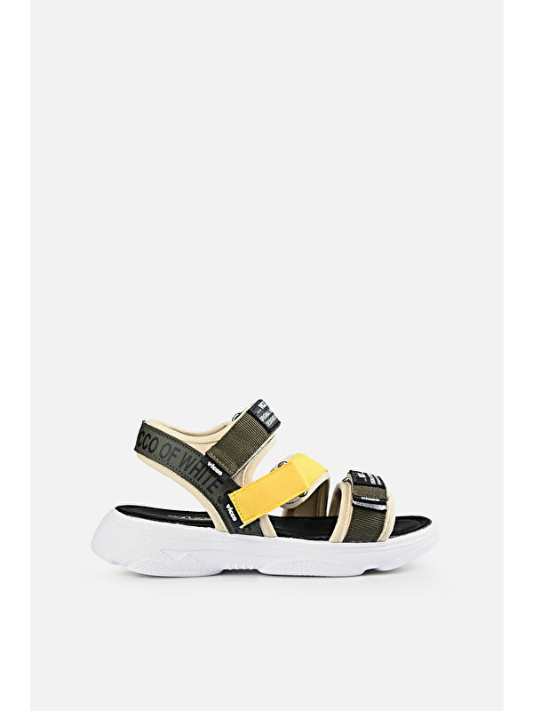 Chester Armalı Erkek Çocuk Haki Sandalet - Görsel 2