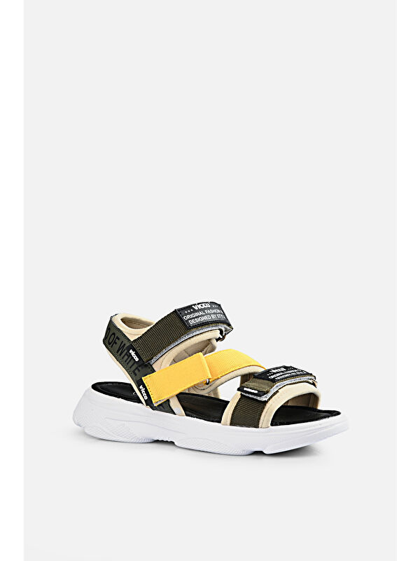 Chester Armalı Erkek Çocuk Haki Sandalet - Görsel 3