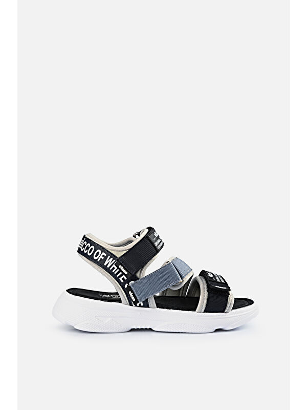 Chester Armalı Erkek Çocuk Jean Sandalet - Görsel 2