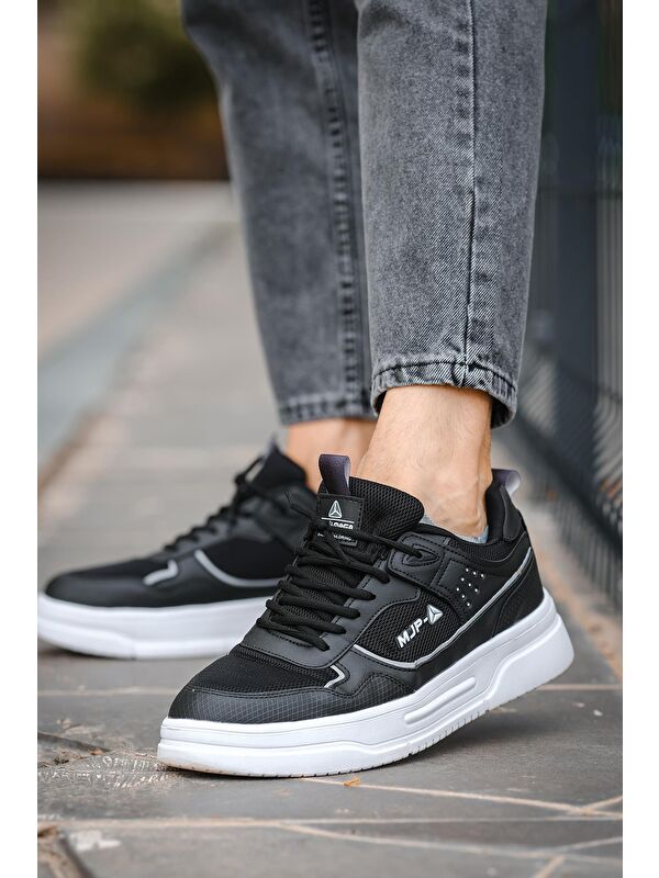 Mj 2282 Bağcıklı Kalın Taban Erkek Sneaker - Görsel 2