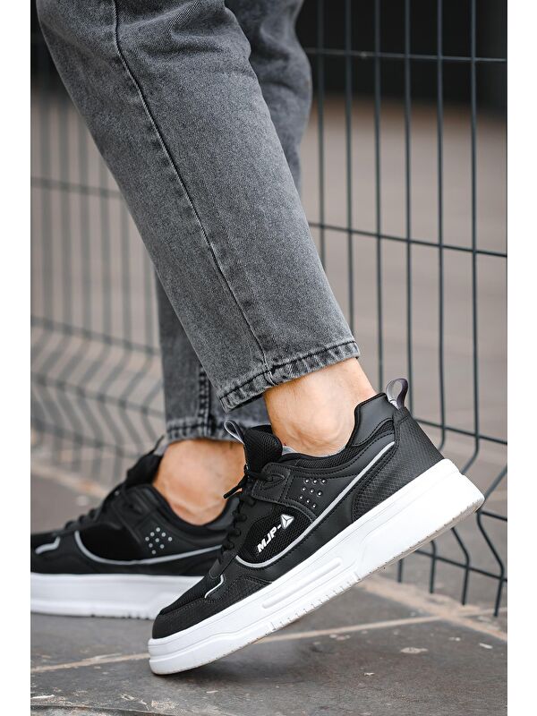 Mj 2282 Bağcıklı Kalın Taban Erkek Sneaker - Görsel 4
