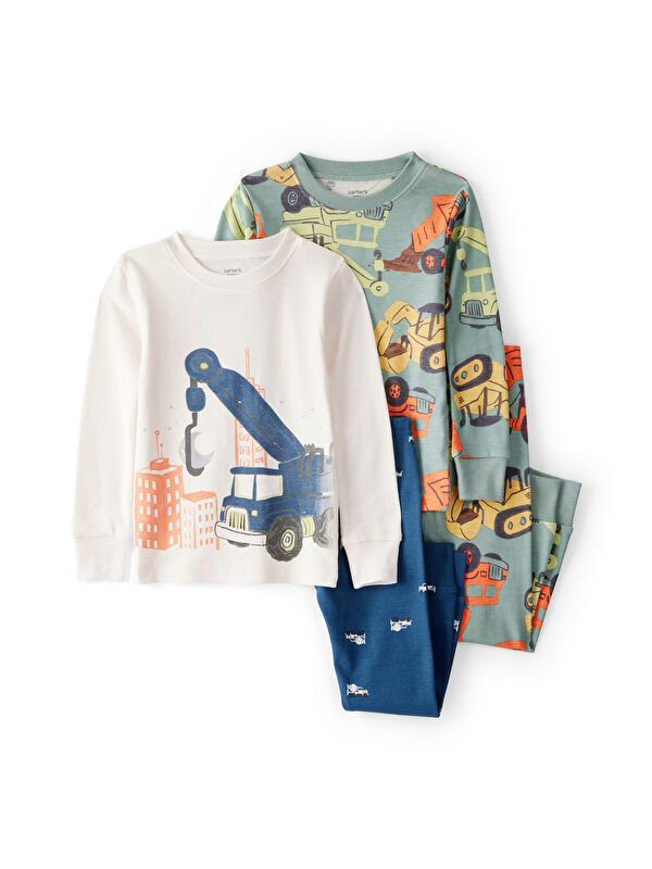 Carter's Erkek Çocuk Yeşil Pijama Set
