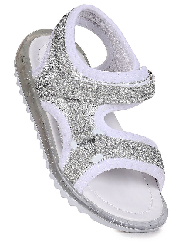 Kiko Kids Marlin Simli Cırtlı Kız Bebek Sandalet