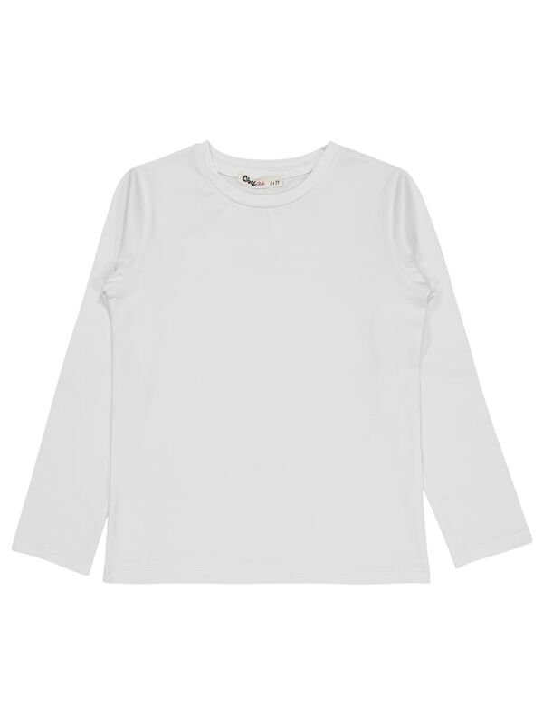 Civil Girls Basic 10-13 Yaş Sweatshirt - Beyaz 13-14 Yaş