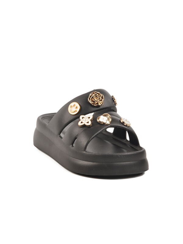 Siyah Eva Hafif Esnek Kadın Terlik 510 Z - Görsel 4