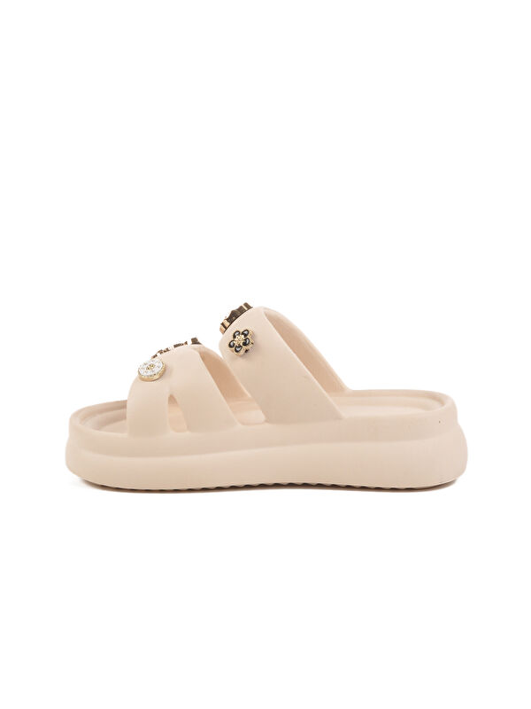 Ekru Eva Hafif Esnek Kadın Terlik 510 Z - Görsel 3