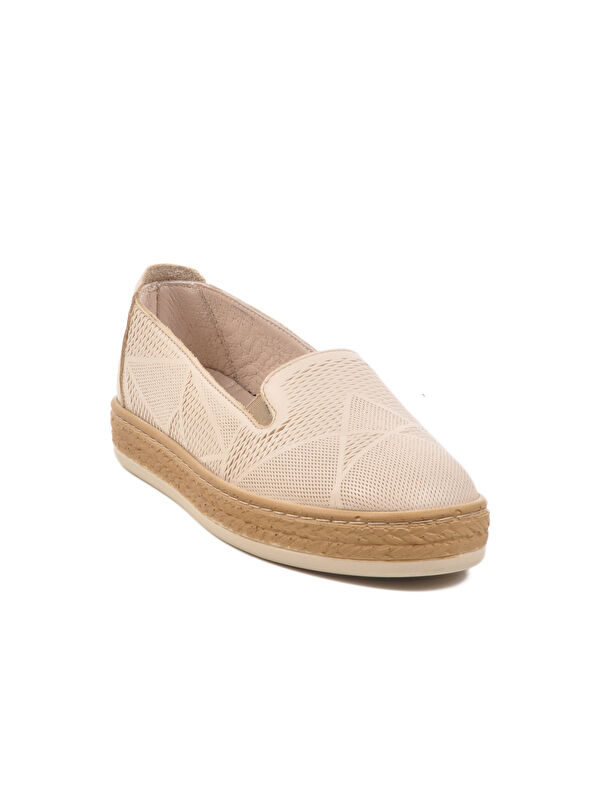 Ayakmod Bej Ayakmod Hakiki Deri Kadın F-2036 Z